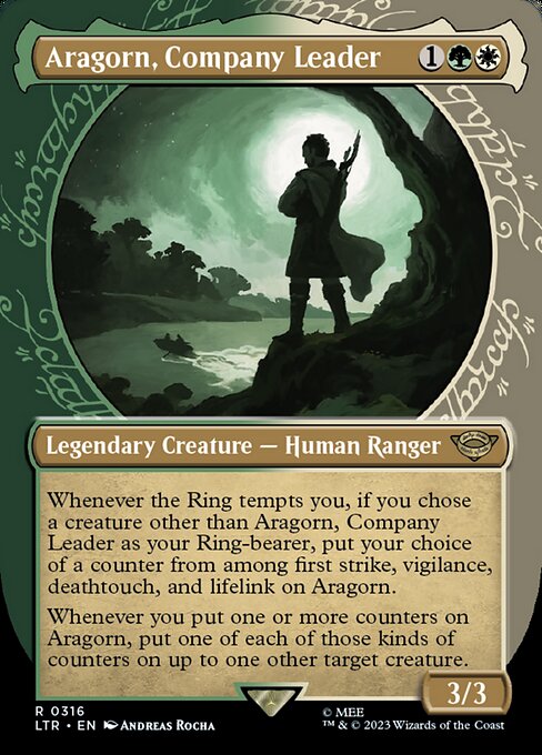 Aragorn, Company Leader (Showcase) - Universes Beyond: The Lord of the Rings: Tales of Middle-earth