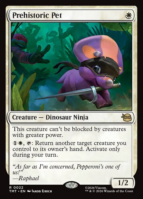 Prehistoric Pet - Teenage Mutant Ninja Turtles