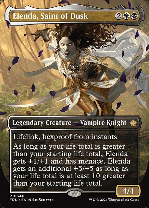 Elenda, Saint of Dusk (Borderless) - Foundations