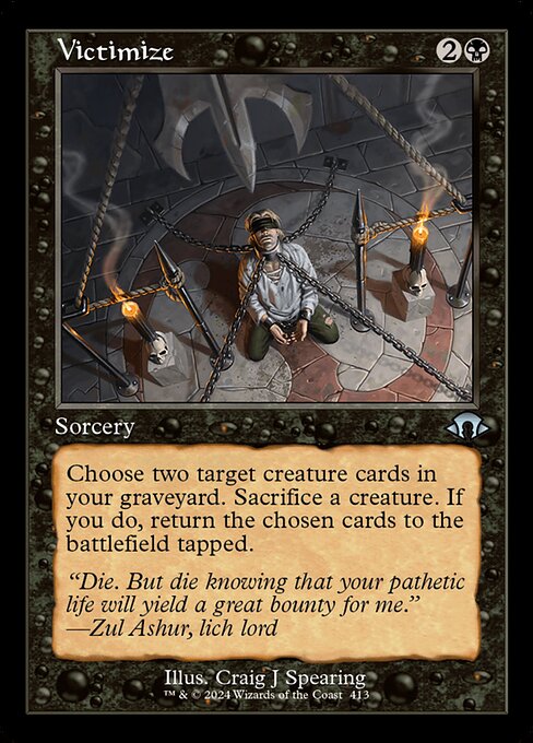 Victimize (Retro Frame) (Foil) - Modern Horizons 3
