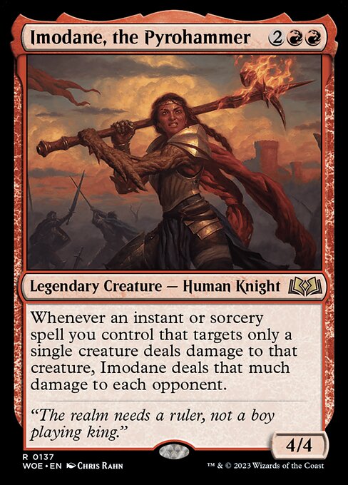 Imodane, the Pyrohammer - Wilds of Eldraine