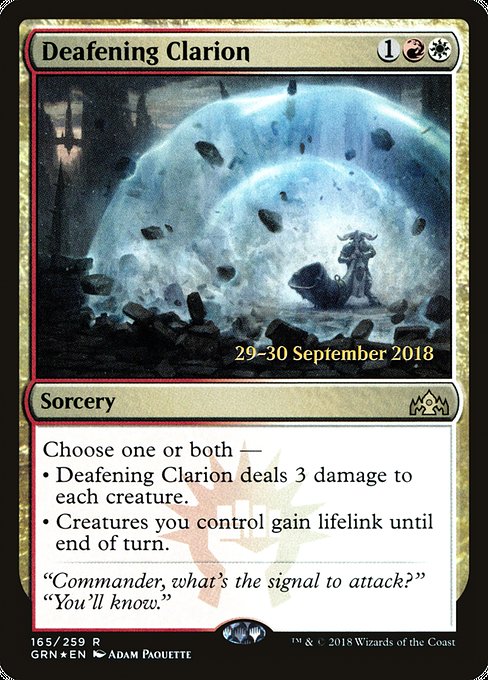Deafening Clarion - Prerelease Cards