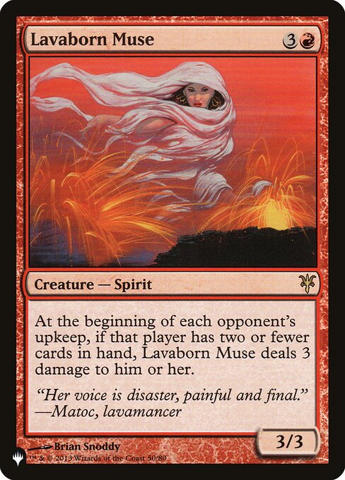 Lavaborn Muse - The List Reprints