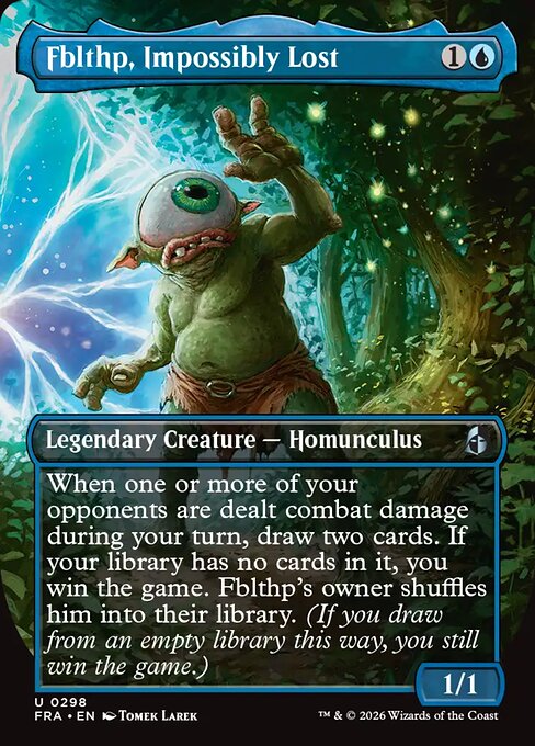 Fblthp, Impossibly Lost (Borderless) (Foil) - Reality Fracture