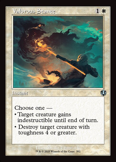 Valorous Stance (Retro Frame) - Innistrad Remastered
