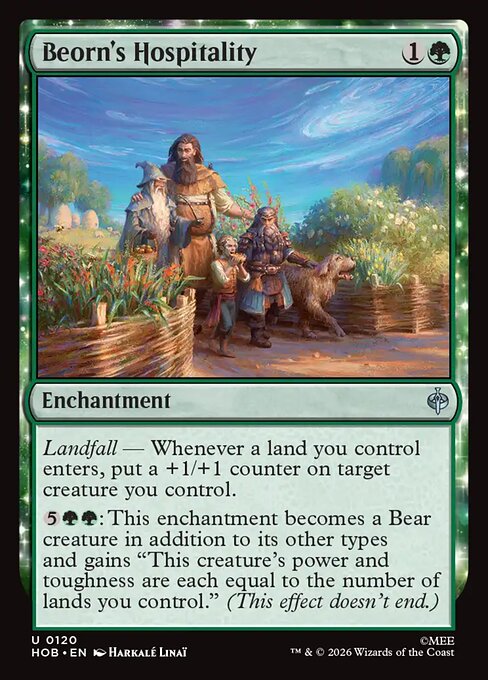 Beorn's Hospitality (Foil) - The Hobbit