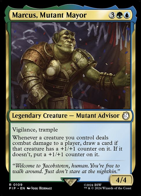 Marcus, Mutant Mayor - Universes Beyond: Fallout