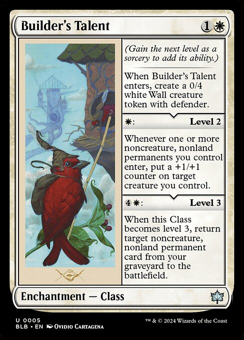 Builder's Talent (Foil) - Bloomburrow