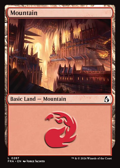 Mountain (0287) (Foil) - Reality Fracture