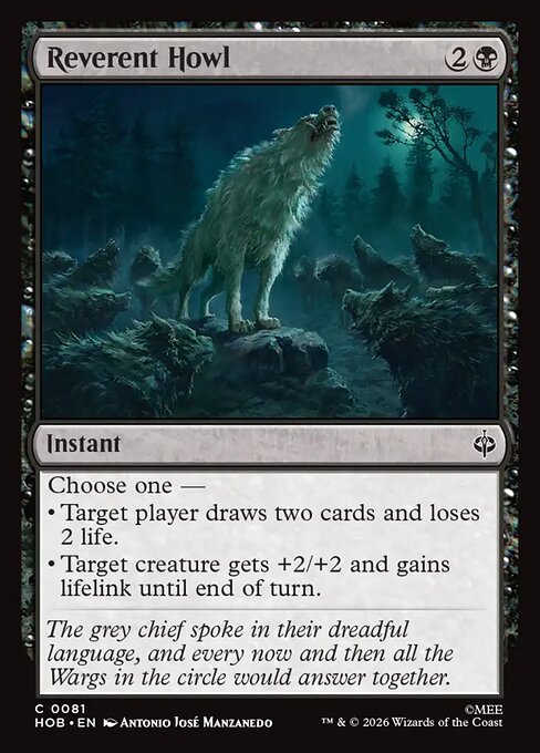 Reverent Howl (Foil) - The Hobbit