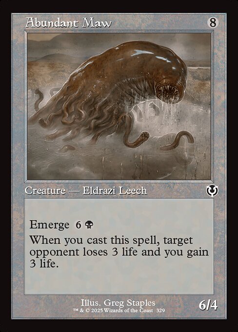 Abundant Maw (Retro Frame) - Innistrad Remastered