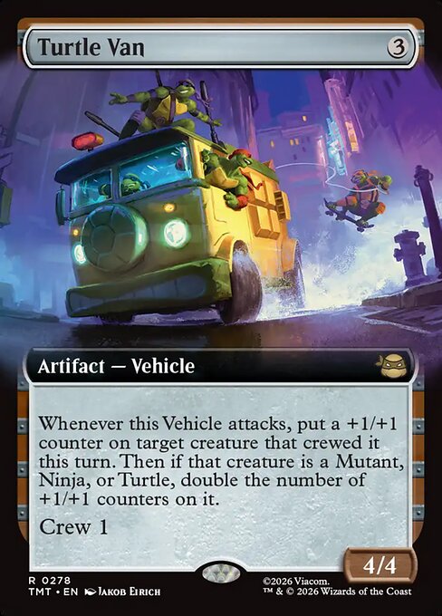 Turtle Van (Extended Art) (Foil) - Teenage Mutant Ninja Turtles