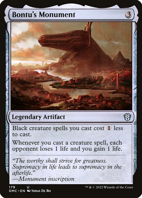Bontu's Monument - Commander: Dominaria United