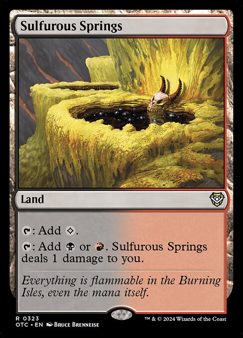 Sulfurous Springs - Commander: Outlaws of Thunder Junction