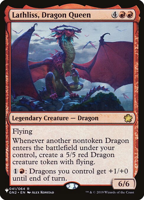 Lathliss, Dragon Queen - The List Reprints
