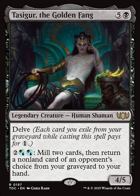 Tasigur, the Golden Fang - Commander: Tarkir: Dragonstorm