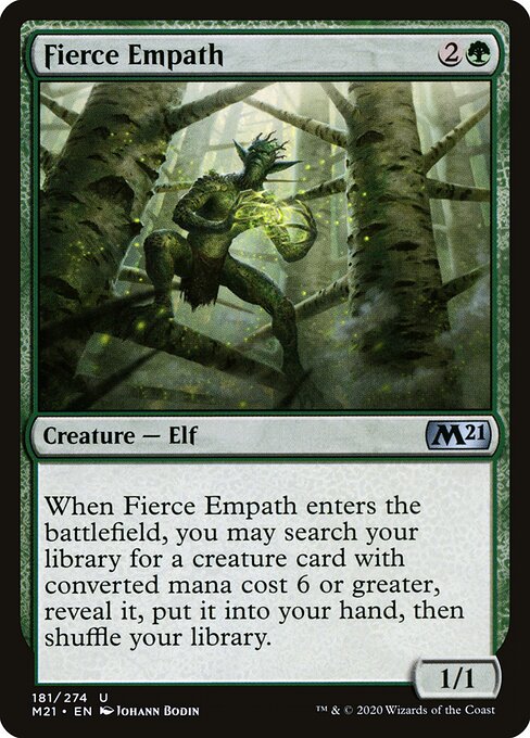 Fierce Empath (Foil) - Core Set 2021