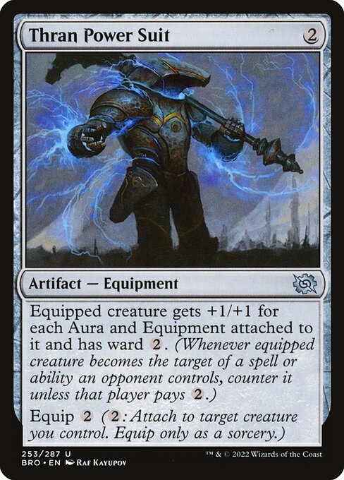 Thran Power Suit (Foil) - The Brothers' War