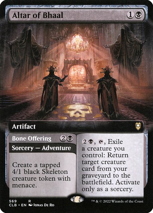 Altar of Bhaal (Extended Art) - Commander Legends: Battle for Baldur's Gate