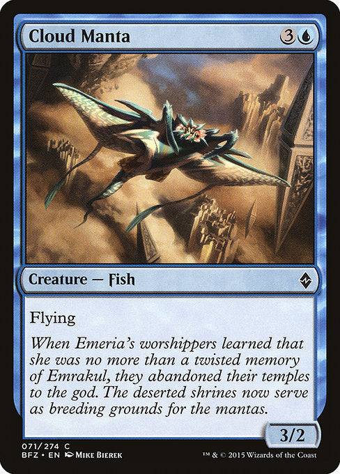 Cloud Manta - Battle for Zendikar