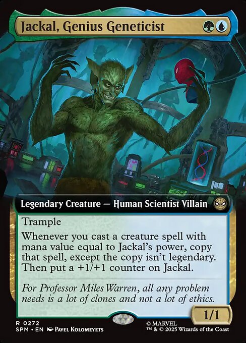 Jackal, Genius Geneticist (Extended Art) (Foil) - Marvel's Spider-Man