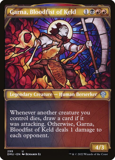 Garna, Bloodfist of Keld (Showcase) - Dominaria United