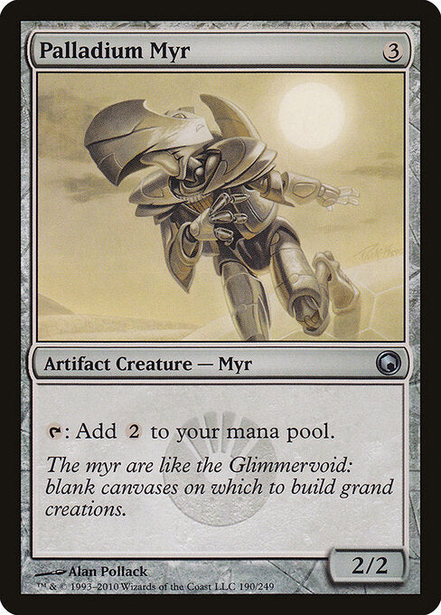 Palladium Myr (Foil) - Scars of Mirrodin