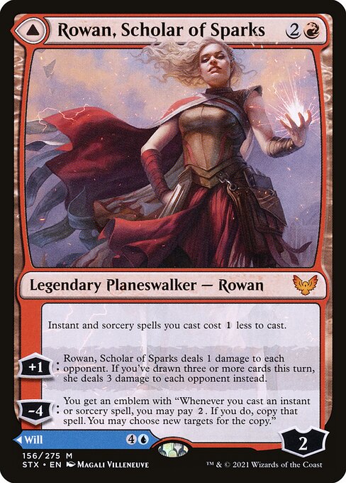 Rowan, Scholar of Sparks (Foil) - Strixhaven: School of Mages