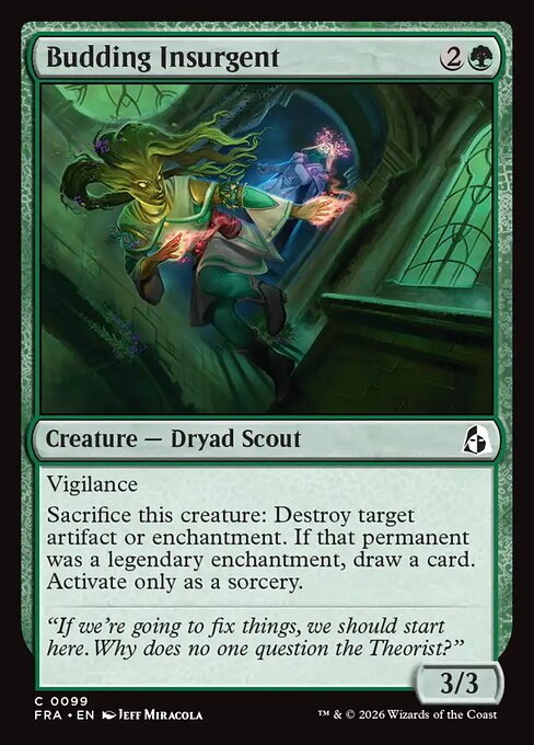 Budding Insurgent (Foil) - Reality Fracture