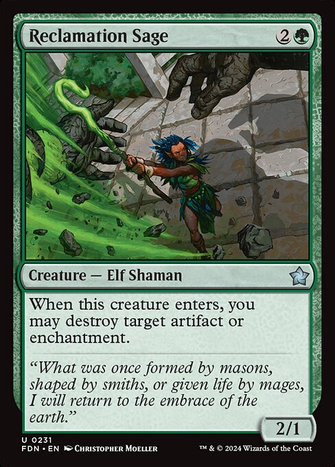 Reclamation Sage (Foil) - Foundations