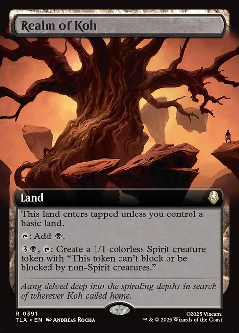 Realm of Koh (Extended Art) (Foil) - Avatar: The Last Airbender