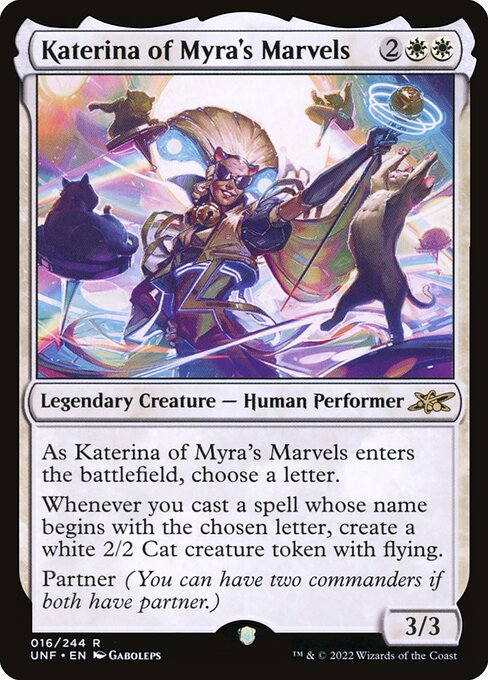 Katerina of Myra's Marvels - Unfinity