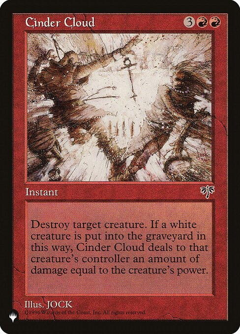 Cinder Cloud - The List Reprints
