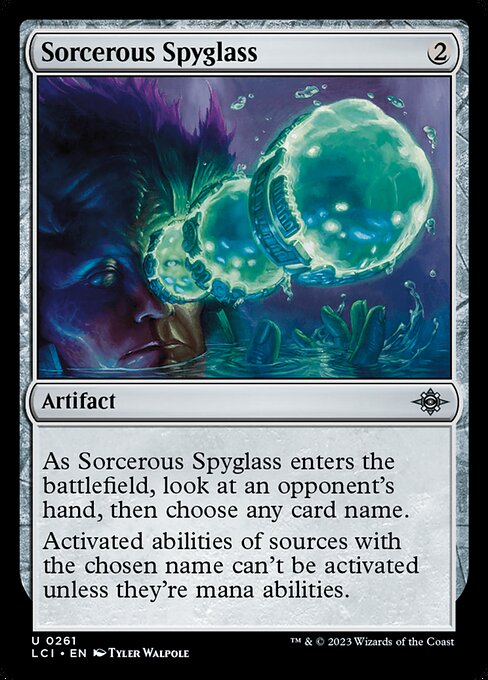 Sorcerous Spyglass (Foil) - The Lost Caverns of Ixalan
