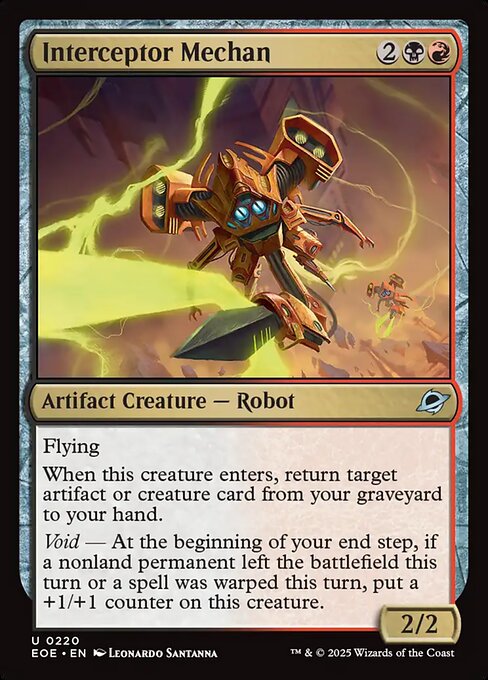 Interceptor Mechan (Foil) - Edge of Eternities
