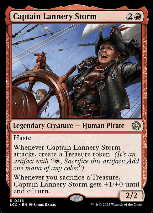 Captain Lannery Storm - Commander: The Lost Caverns of Ixalan