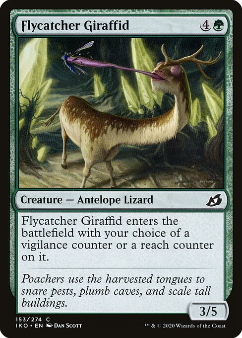 Flycatcher Giraffid (Foil) - Ikoria: Lair of Behemoths