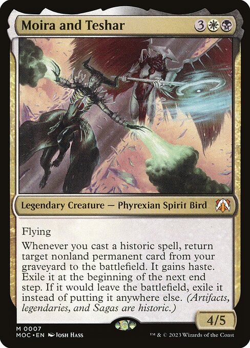 Moira and Teshar (Foil) - Commander: March of the Machine