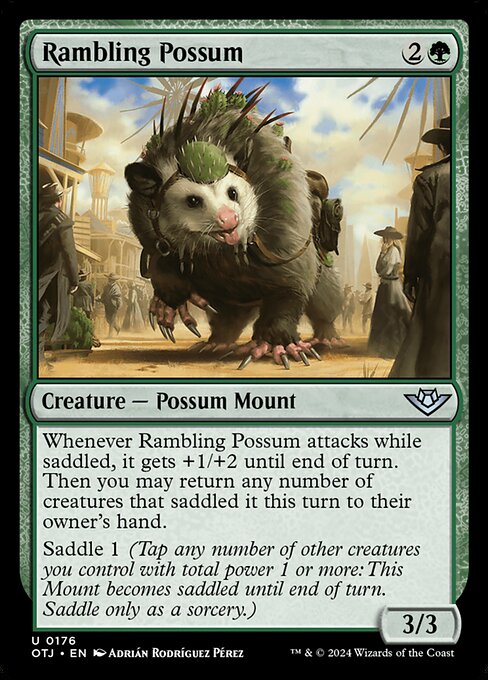 Rambling Possum (Foil) - Outlaws of Thunder Junction