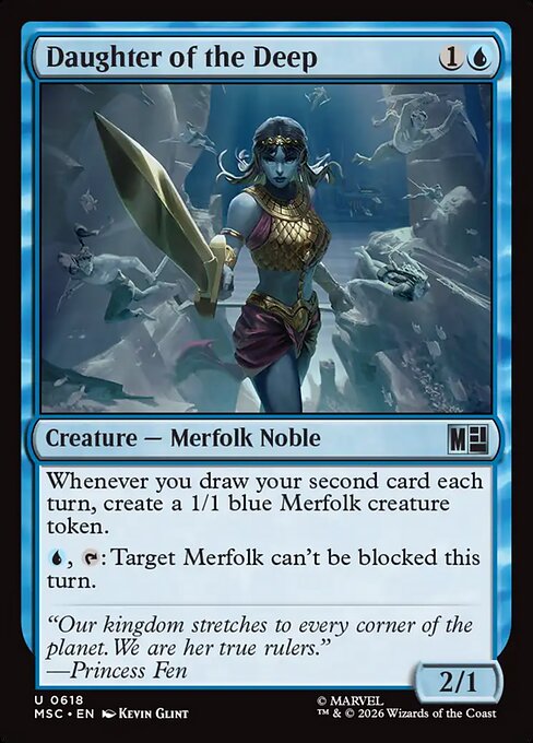 Daughter of the Deep (Foil) - Commander: Marvel Super Heroes