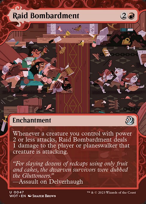 Raid Bombardment (Foil) - Wilds of Eldraine: Enchanting Tales