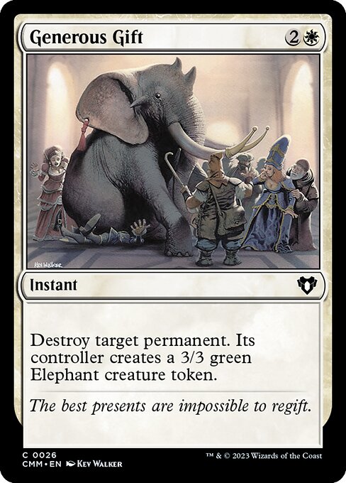 Generous Gift (Foil) - Commander Masters