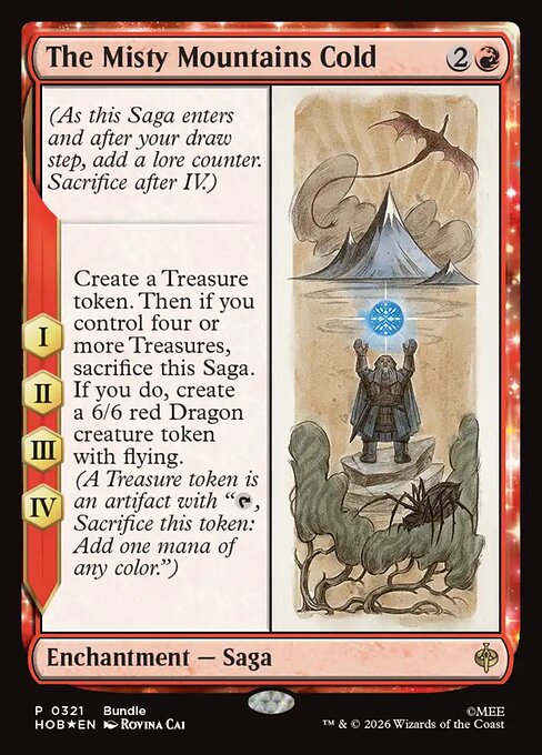 The Misty Mountains Cold (Foil) - Unique and Miscellaneous Promos