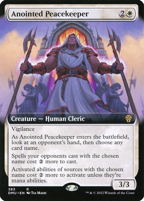 Anointed Peacekeeper (Extended Art) - Dominaria United