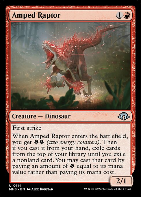 Amped Raptor (Foil) - Modern Horizons 3