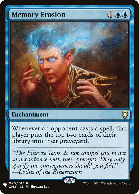Memory Erosion - The List Reprints