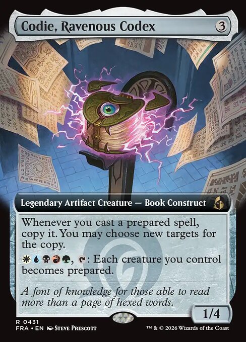 Codie, Ravenous Codex (Extended Art) - Reality Fracture