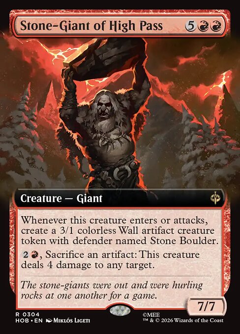 Stone-Giant of High Pass (Extended Art) - The Hobbit
