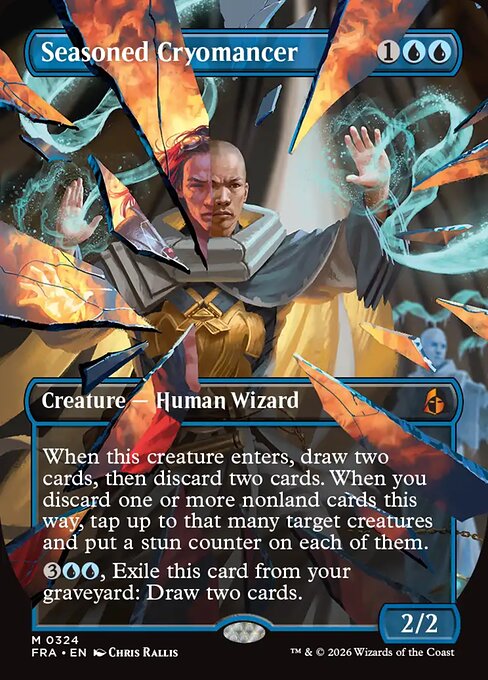 Seasoned Cryomancer (Borderless) (0324) - Reality Fracture