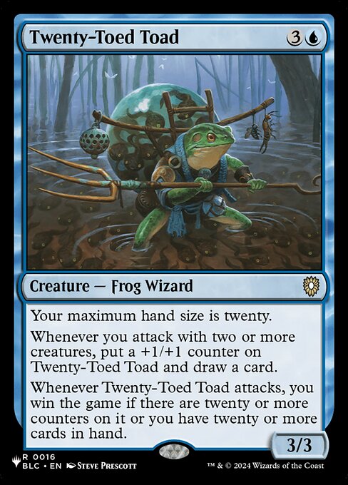 Twenty-Toed Toad - The List Reprints